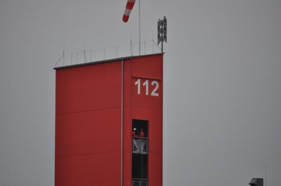 Der neue Feuerwehrturm ...